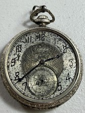 vintage Elgin pocket watch Untested Selling As Is For Parts Or Repair