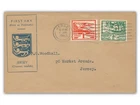 1943 ½d & 1d Jersey Views FDC, Illustrated Cover