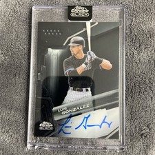 2026 Topps Chrome Black Luis Gonzalez On Card AUTO CBA-LG