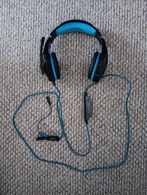 Kotion Each G2000 Black Blue Adjustable Wired USB Over Ear Gaming Headset