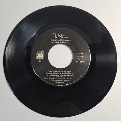 Phil Collins ''I Wish It Would Rain Down'' 45 Vg+ Tested Jukebox 1990