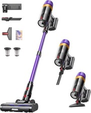 Cordless Vacuum Cleaner, -Standing 620W 55KPA 75Min Runtime Stick Vacuum for ...