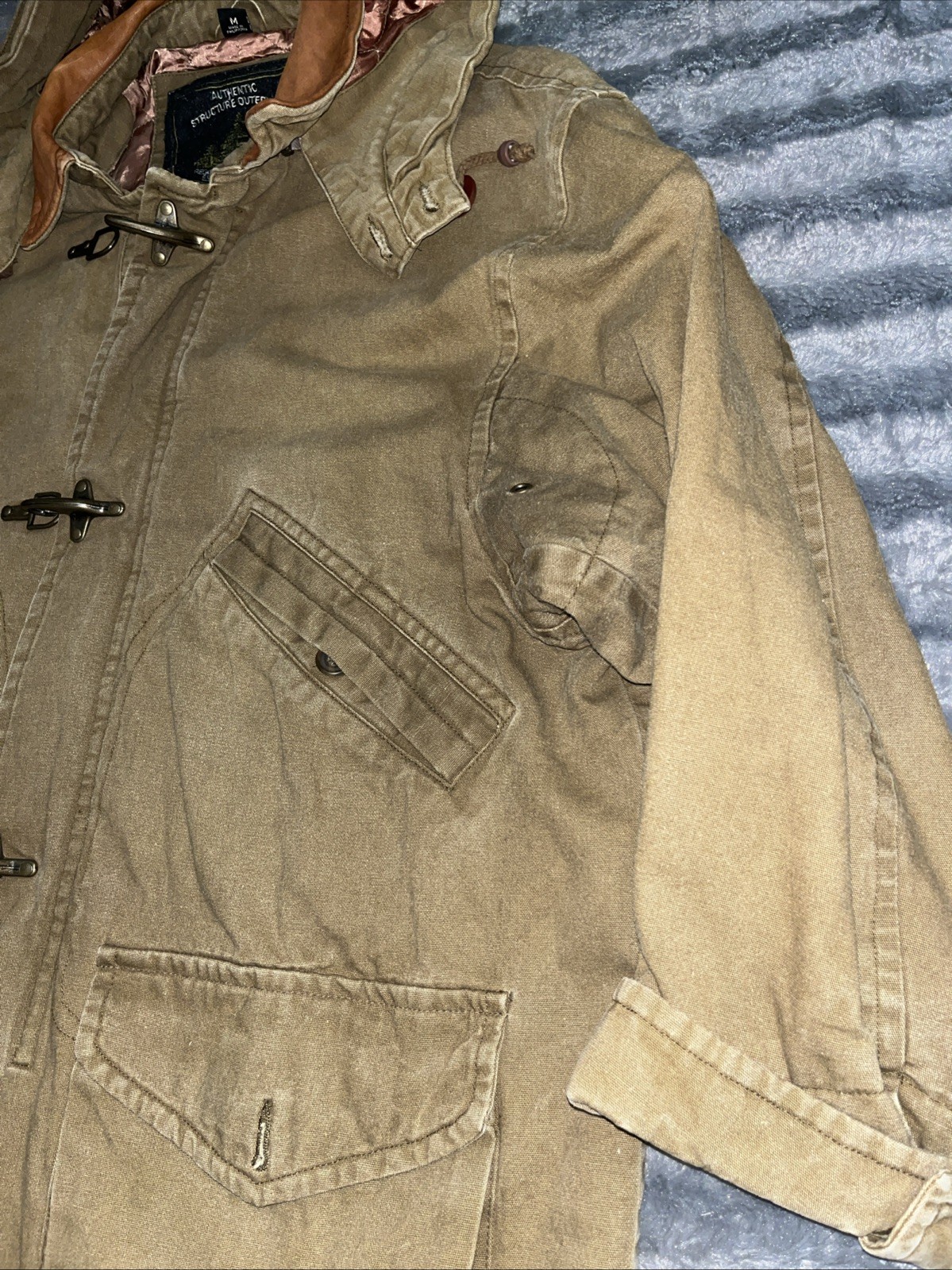 Structure Outerwear Jacket Medium Fireman Clasp B… - image 5