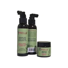 MIELLE Rosemary Mint Strengthening Hair Care Products 3PC BUNDLE SET