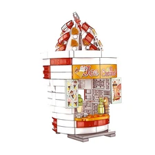City Series Ice Cream Stand Building Blocks Set | General Jim's Toys & Bricks |