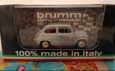 Modellino Auto Brumm Fiat 600 Scala 1/43 Die Cast Model