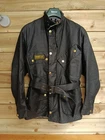 Barbour International Original Wax Belted Jacket Coat Motorcycle - Medium - VGC