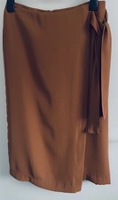 M&S MIDI Skirt Tie Wrap Size 10