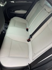 Chrysler 300 S Rear Passenger Seat White Black Leather