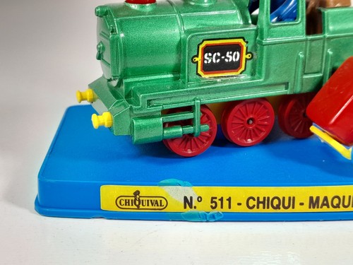 Guisval ChiQuival Metal Train SC-50 No. 511 Chiqui Maquinistas w/ Figure Spain - Picture 2 of 13
