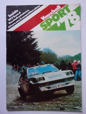 VAUXHALL SPORT 1978 orig UK Mkt Publicity Brochure - Chevette 2300HS Big Bertha