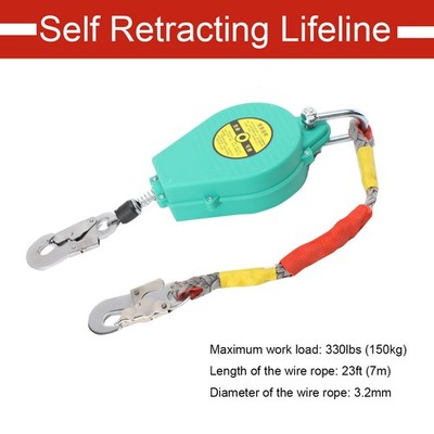 23 ft Self Retracting Lifeline Fall Arrester Retractable Fall Protection Device