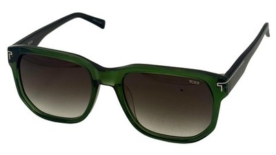 Tumi Mens Rectangle Green Mens Plastic Sunglass Gradient Lens STU 003