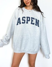 Aspen Unisex Sweatshirt Travel Gift Aspen Trip Sweater Size S-3XL