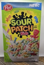 RARE Post SOUR PATCH Kids 18 Oz. Cereal SEALED Unopened 2020 Expiration *NOS