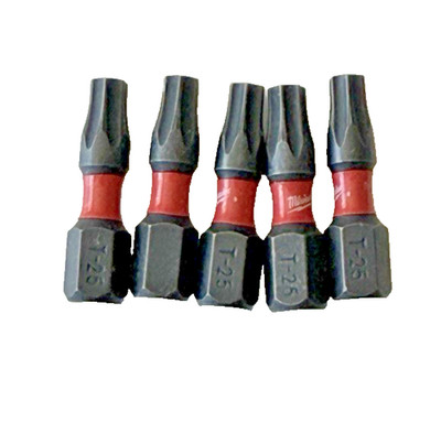 Milwaukee 1  T-25 TORX Bits - Lot of 5