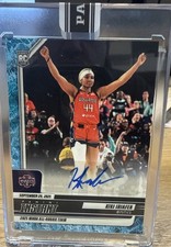 Kiki Iriafen 2025 Panini Instant WNBA #310 Water Parallel Auto 8/10 - All-Rookie