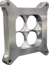 4150 Carburetor Spacer Cnc Machined Square Bore 1 Inch T6 Aluminum Made In Usa