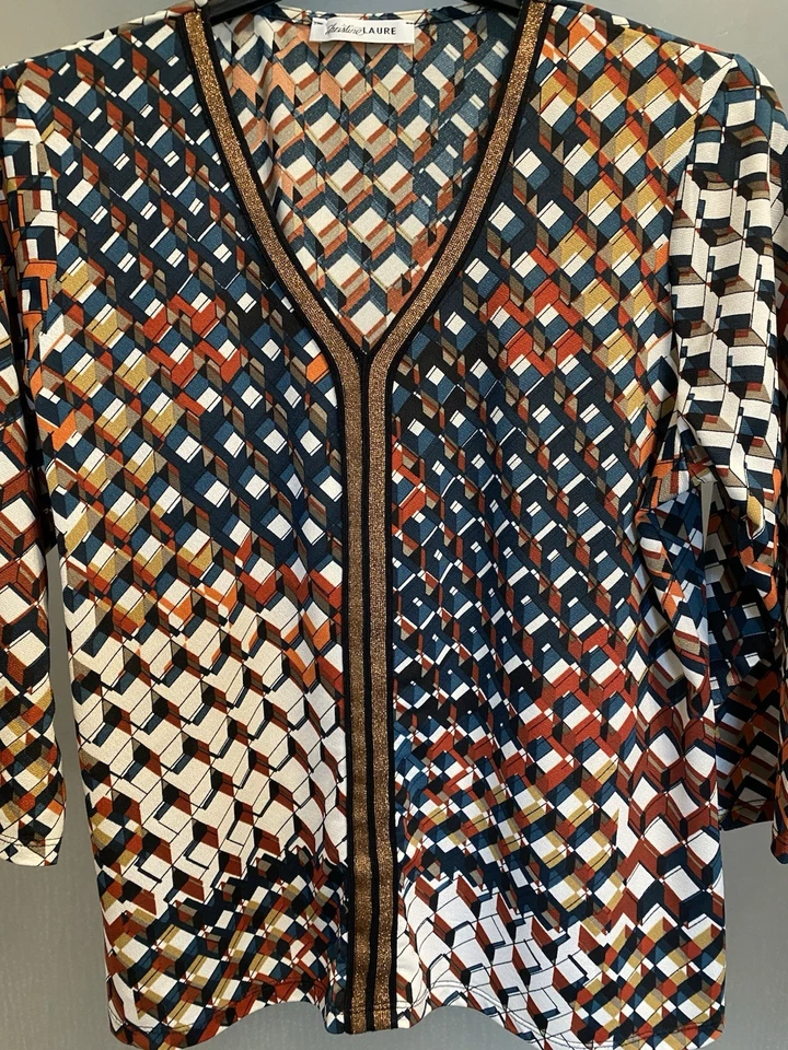 blouse christine laure parfait état taille 4 ou 48 - Photo 2/4