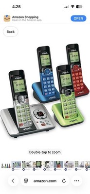Vtech CS6529-4B 4 HANDSET CORDLESS ANSWERING SYSTEM WITH CALLER ID CALL WAITING