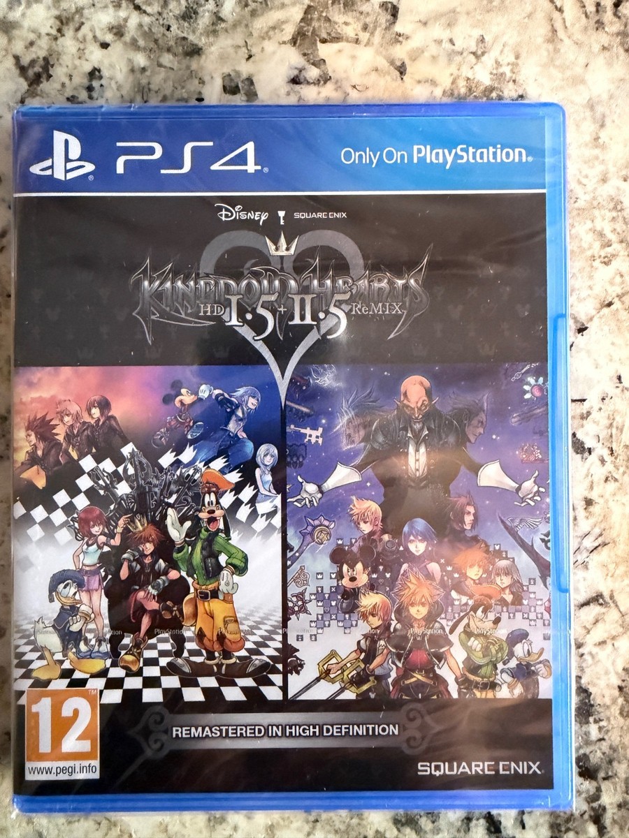 Kingdom Hearts 1.5 and 2.5 Remix PS4 Brand New Factory Sealed