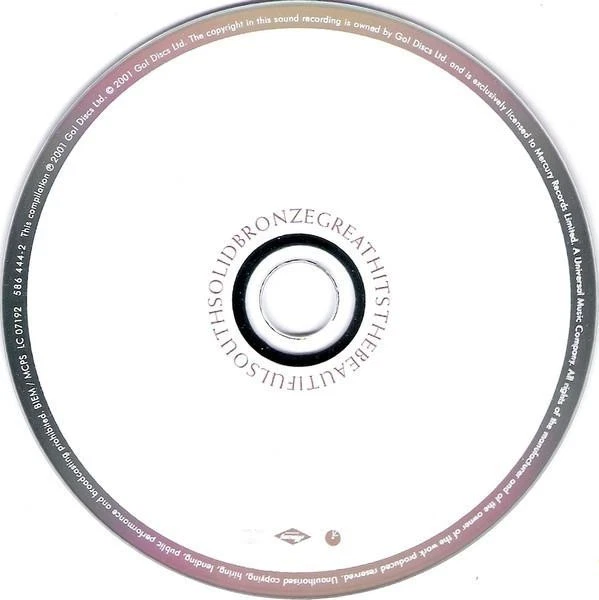 Schöne South Solid Bronze - Great Hits CD UK Mercury 2001 CD. Hat Info - Bild 4 von 4