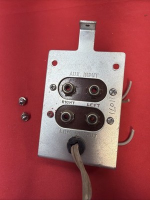 Sony TC-250 Series Reel to Reel Parts - RCA Jack Panel - input / output