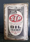 Stp Racing Oil Vintage Worn Look Tin Sign A4 Size