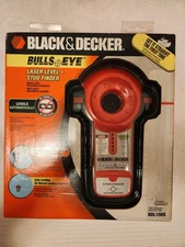Black & Decker Bullseye Laser Level Stud Finder BDL100S W/ Case NIB Sealed 2003