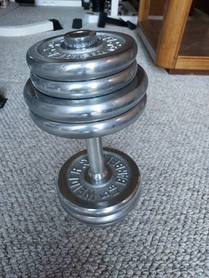 Barbell By Weider,  New, Assembled,  3lb.+3lb.+5lb.+5lb.×2; Total Weight  32lb.