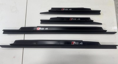 Ultra Rare!! Original Audi RS4 B5 Avant Trittblech Einstiegsleisten schwarz Komplettsatz