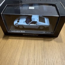 1/43 MINICHAMPS Lamborghini Miura 1966 (Azzuro Cielo/bright Blue) Lim Ed 2496pcs