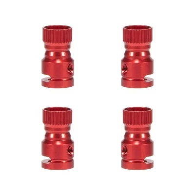 KAROSSERIEHALTER BOHR MARKIERHILFE MAGNETISCH ALUMINIUM ROT (4 STÜCK) - Bild 1 von 4