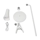 4 In 1 LED Desk Lamp 3 Brightness 14pcs Light Chips Table Clamp Wall Lamp Wi HEE