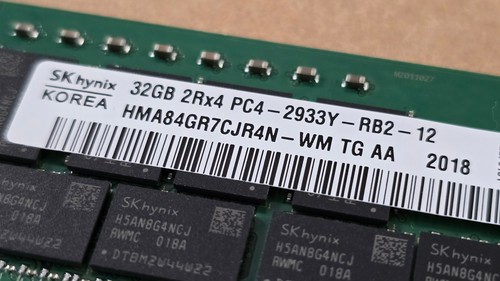 Kit mémoire SMART serveur HPE 128 Go PC4 DDR4 2933Y 23400R RAM 850881-001 HPE Gen10 - Photo 4/5