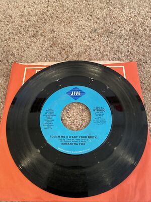 45 Rpm Vinyl 1986 Samantha Fox Touch Me / Drop Me A Line