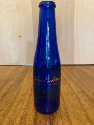 Sam Adams Triple Bock 1994 Brew Reserve 8.45 oz Empty Beer Bottle  - cobalt blue