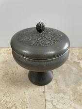 Norway Herdett Tin Bowl Trinket Goblet Style