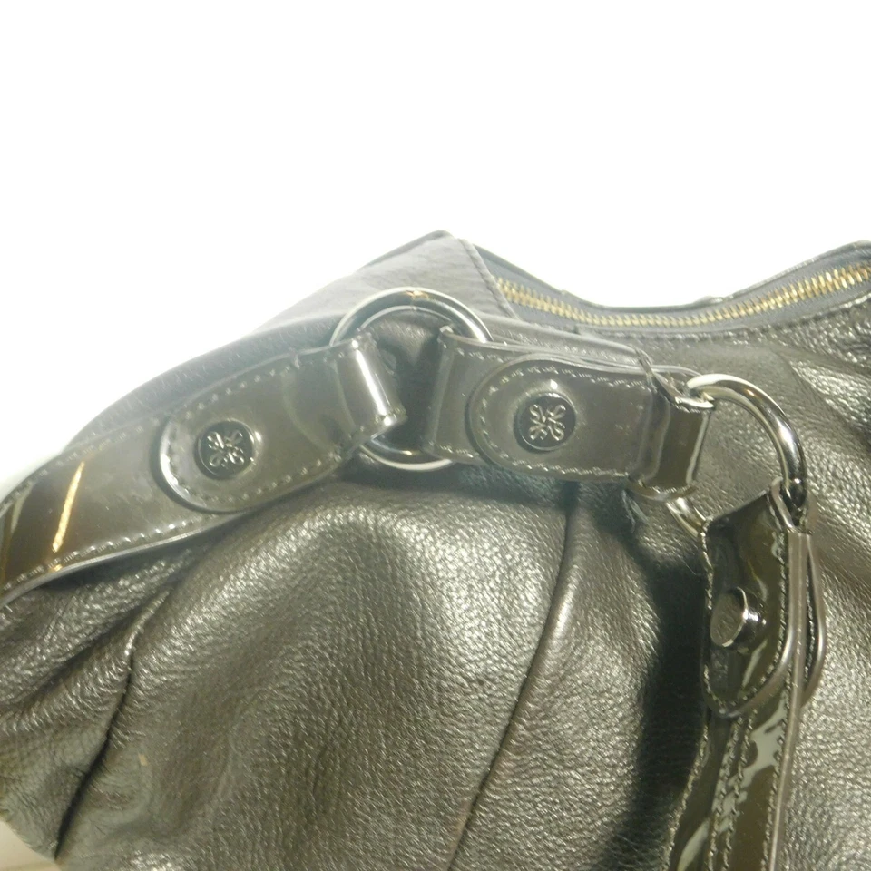Bolso de mano de cuero Simply Vera Wang marrón chocolate M/L bolso hobo cartera usado en excelente estado Foto 4 de 4