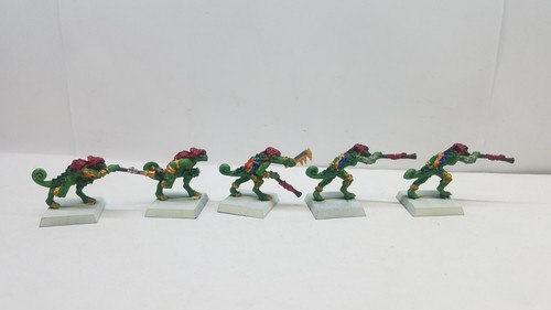 Warhammer Fantasy- Lizardmen Chameleon Skinks 5x models #GB12 - 第 2/4 張圖片