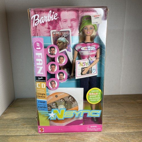 NSYNC 1 Fan Barbie 2000 Year Sealed In Box With CD Doll 50534