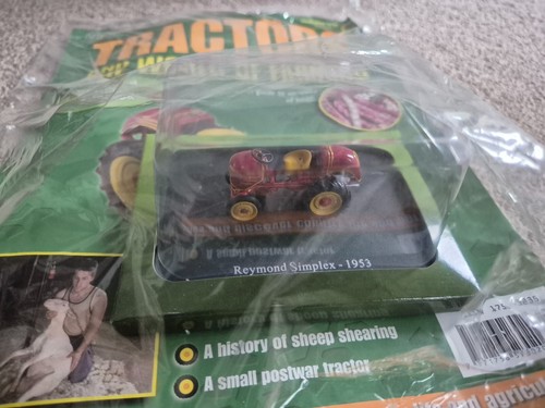 1/43 HACHETTE UNIVERSAL HOBBIES TRACTOR WORLD OF FARMING 1953 RAYMOND SIMPLEX - Picture 3 of 3