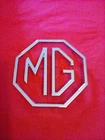 MG 3 PIECE OCTAGON BOOT BADGE MGA MGB MGC MIDGET MAGNETTE AND FIXINGS