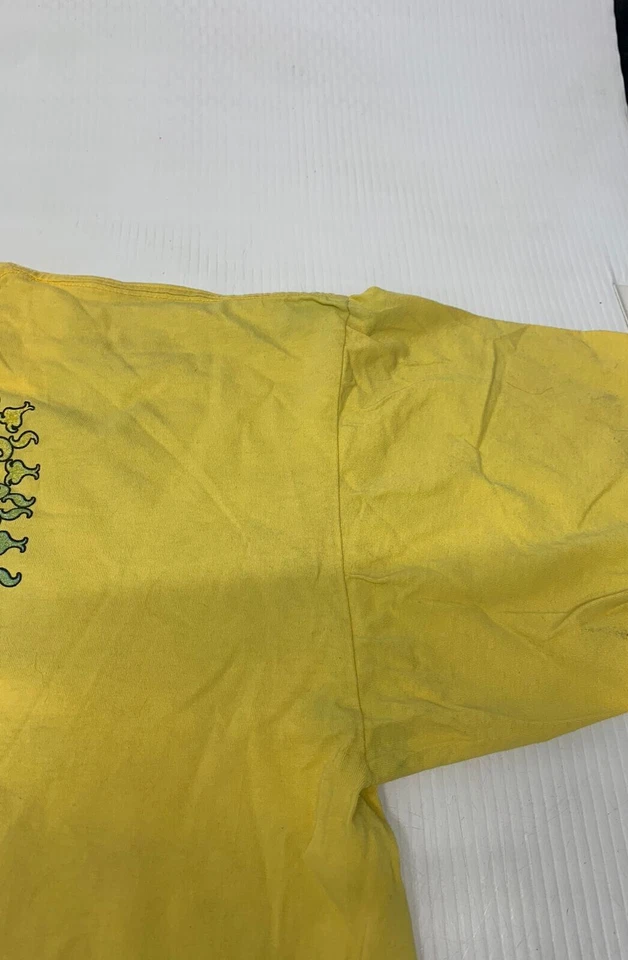 Vintage Unique T-Shirt Yellow Black History XXXL Men's A97 - Image 4 of 4