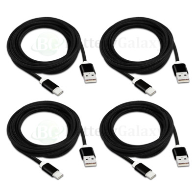 3X USB Type C 10FT Braided Charger Cable Cord For Phone Motorola Moto Z2 Z3 Play - Foto 6