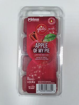 Glade Limited Edition Apple of My Pie Wax Melts - 8 Melts - 3.1 oz