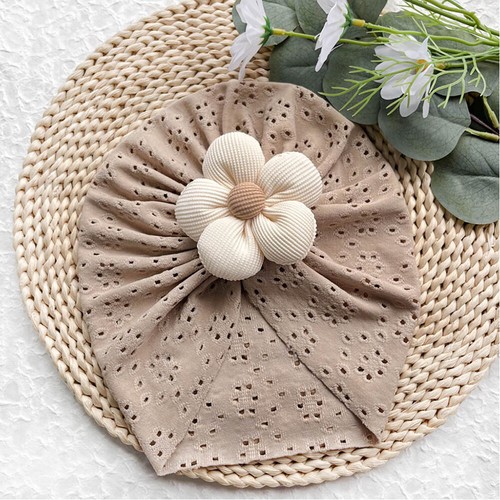 Newborn Infant Bonnet Baby Girl Turban Hat Toddler Headwraps Baby Headbands So L - Picture 19 of 28