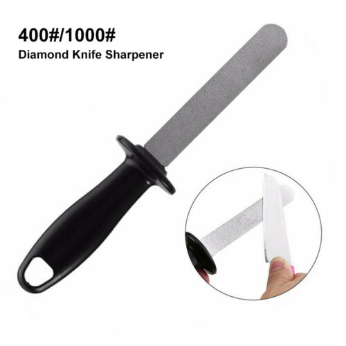 1X 400#/1000# Diamond Knife Sharpener Rod Kitchen Sharpening Steel Household AU - Picture 4 of 12