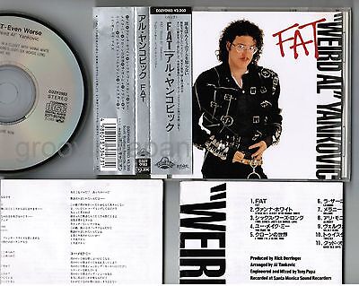WEIRD AL YANKOVIC Fat (Even Worse) JAPAN CD D32Y0183 OBI+INSERT MICHAEL  JACKSON 4988013334731 | eBay