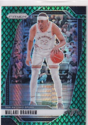 2024-25 Panini Prizm NBA No. 209 Malaki Branham Dragon Scale 34/48
